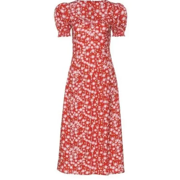 Red Summer Dress - Picture 3 of 3